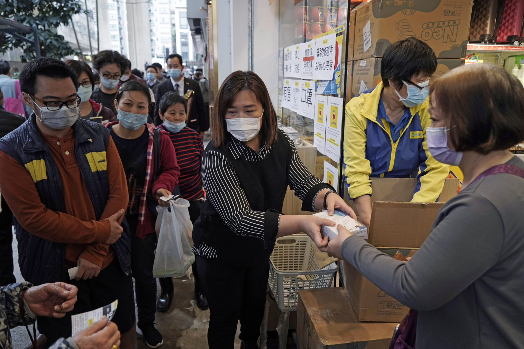 Virus Outbreak Face Mask Shortages